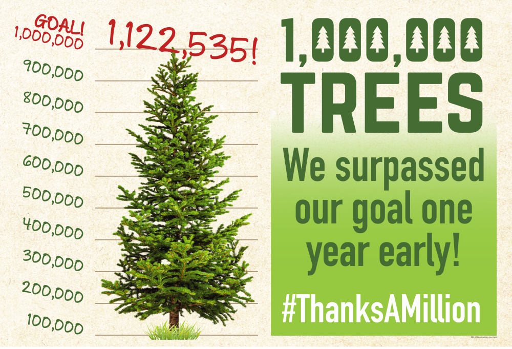 1,000,000 Trees celebration